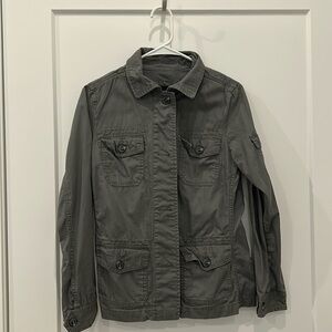 Gap gray utility jacket